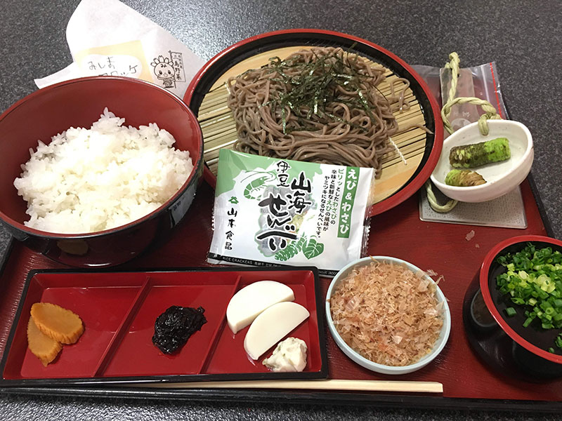 本わさびの丼&ざるセット