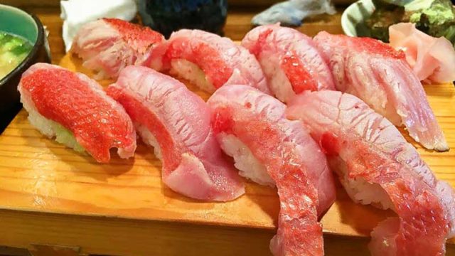 稲取魚八寿司の金目寿司